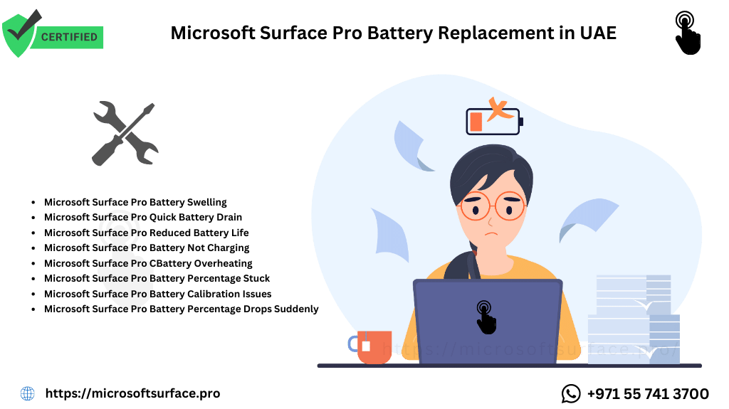 Microsoft Surface Pro Battery Replacement in UAE